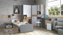 Carini CA9 Wall Shelf 100cm - Grey 100cm - thumbnail 4
