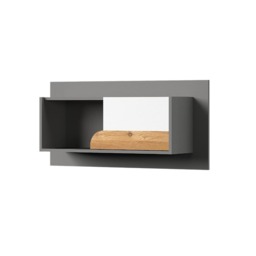 Carini CA9 Wall Shelf 100cm - Grey 100cm - thumbnail 1
