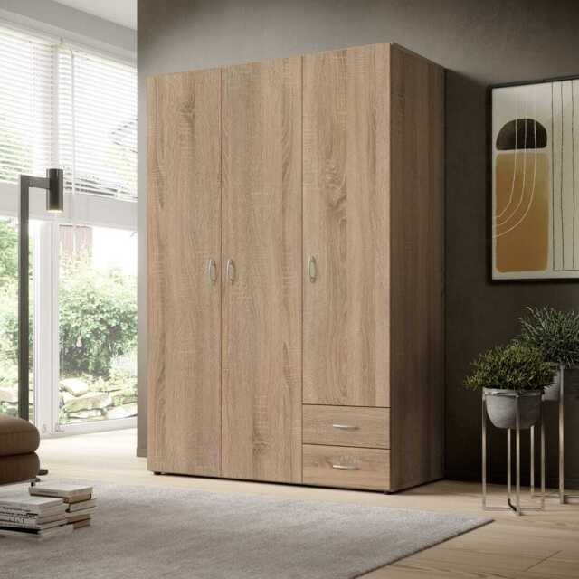 Base Hinged Door Wardrobe 120cm - Oak Sonoma 120cm - image 1