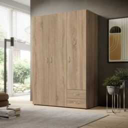 Base Hinged Door Wardrobe 120cm - Oak Sonoma 120cm