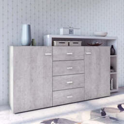 Bota 27 Sideboard Cabinet 180cm - Black Matt 180cm - thumbnail 2