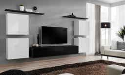 "Switch IV Entertainment Unit For TVs Up To 75"" - White 320cm Oak Wotan" - thumbnail 6