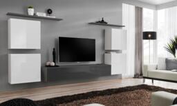 "Switch IV Entertainment Unit For TVs Up To 75"" - White 320cm Oak Wotan" - thumbnail 8