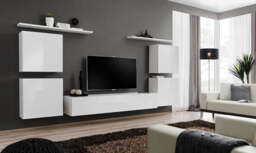 "Switch IV Entertainment Unit For TVs Up To 75"" - White 320cm Oak Wotan" - thumbnail 5