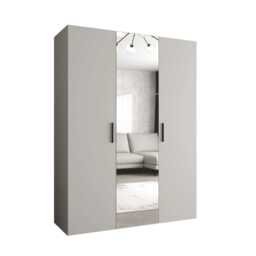 Bari II Hinged Door Wardrobe 150cm - Black 150cm - thumbnail 4