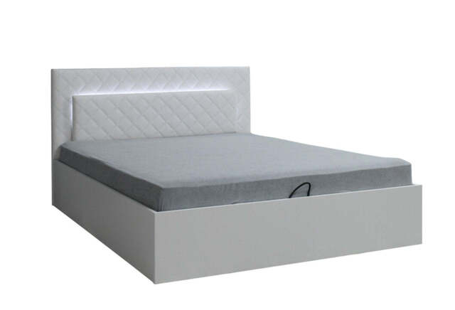 Panarea 32 Bed 180cm - White Matt 180 x 200cm - image 1
