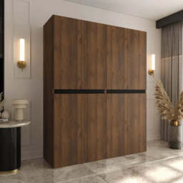 Salsa Hinged Door Wardrobe 160cm - Oak Walnut 160cm