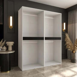 Salsa Hinged Door Wardrobe 160cm - Oak Walnut 160cm - thumbnail 3