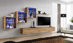 "Switch XX Entertainment Unit For TVs Up To 49"" - Black 330cm Graphite" - thumbnail 5