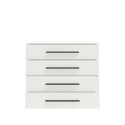 Maxione MX-03 Chest Of Drawers 99cm - White 99cm - thumbnail 3