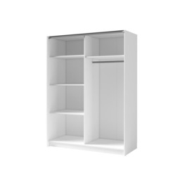 Baydero 10 Sliding Door Wardrobe 150cm - Black 150cm - thumbnail 4