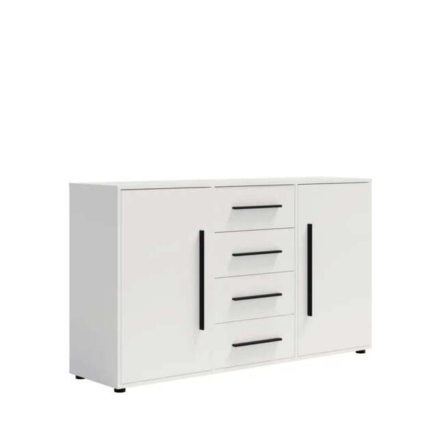 Maxione MX-02 Chest Of Drawers 150cm - White 150cm - image 1