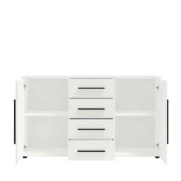 Maxione MX-02 Chest Of Drawers 150cm - White 150cm - thumbnail 3