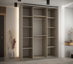 Dakota IX Sliding Door Wardrobe 170cm - Cashmere 170cm - thumbnail 4