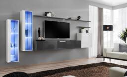 "Switch XI Entertainment Unit For TVs Up To 75"" - Black 330cm Black" - thumbnail 8