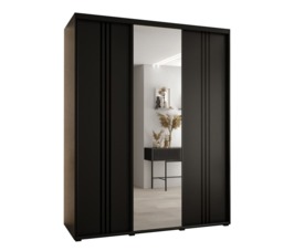 Cannes VII Sliding Door Wardrobe 190cm - White 190cm - thumbnail 3