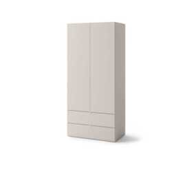 Sigma SG-02 Hinged Door Wardrobe 90cm - Cashmere 90cm - thumbnail 1
