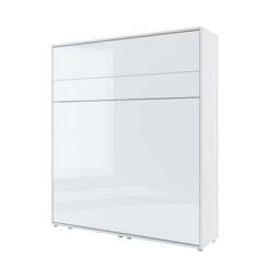 BC-13 Vertical Wall Bed Concept 180cm - White Gloss 180 x 200cm - thumbnail 1