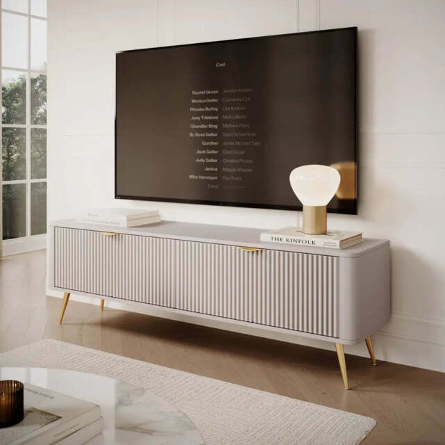 Lante TV Cabinet 163cm - Beige 163cm - image 1