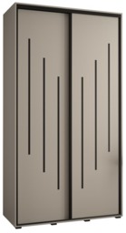 Dakota VIII Sliding Door Wardrobe 140cm - Cashmere 140cm - thumbnail 2