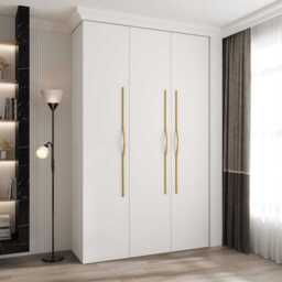 Como II Hinged Door Wardrobe 150cm - Cashmere 150cm - thumbnail 2