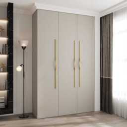 Como II Hinged Door Wardrobe 150cm - Cashmere 150cm - thumbnail 1