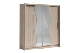 Bergamo I Sliding Door Wardrobe Bergamo 205cm - White Matt 205cm - thumbnail 3