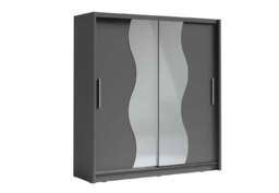 Bergamo I Sliding Door Wardrobe Bergamo 205cm - White Matt 205cm - thumbnail 2