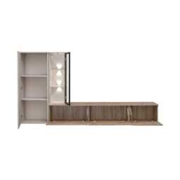 "Clare Entertainment Unit For TVs Up To 65"" - Cashmere 240cm" - thumbnail 3