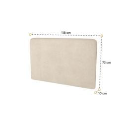 BC-32 Optional Headboard For BC-02 Vertical Wall Bed Concept 120cm - Beige - thumbnail 3
