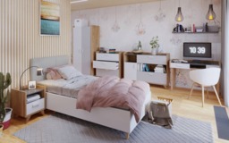 Mood MD-08 Wall Shelf 110cm - Grey 110cm - thumbnail 6