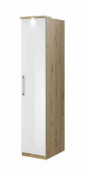 Optima 17 Hinged Wardrobe 45cm - White 45cm - thumbnail 5