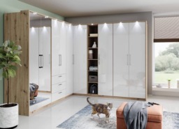 Optima 17 Hinged Wardrobe 45cm - White 45cm - thumbnail 6