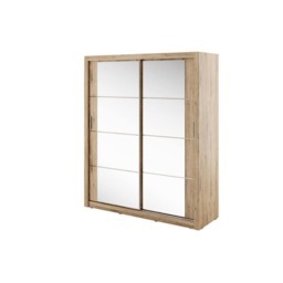 Arti 3 - 2 Sliding Door Wardrobe 181cm - Oak Shetland 181cm - thumbnail 2