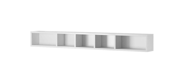 Toledo 02 Wall Shelf 169cm - White 169cm - image 1