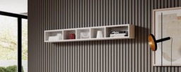 Toledo 02 Wall Shelf 169cm - White 169cm - thumbnail 6