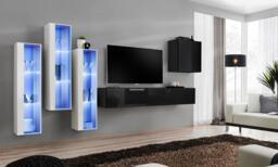 "Switch XIII Entertainment Unit For TVs Up To 75"" - Black 330cm White" - thumbnail 1