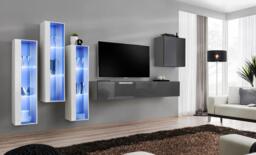 "Switch XIII Entertainment Unit For TVs Up To 75"" - Black 330cm Black" - thumbnail 8