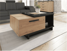 Ines 04 Coffee Table 90cm - Oak Artisan 90cm - thumbnail 2