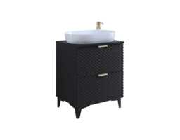 Laura 47 Floating Vanity Unit 60cm - White 60cm - thumbnail 8