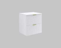 Laura 47 Floating Vanity Unit 60cm - White 60cm - thumbnail 1