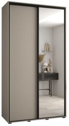 Dakota III Sliding Door Wardrobe 130cm - Cashmere 130cm - thumbnail 2