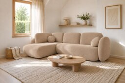 Corner Sofa Bed Olio II - Grey 289cm Left - thumbnail 4