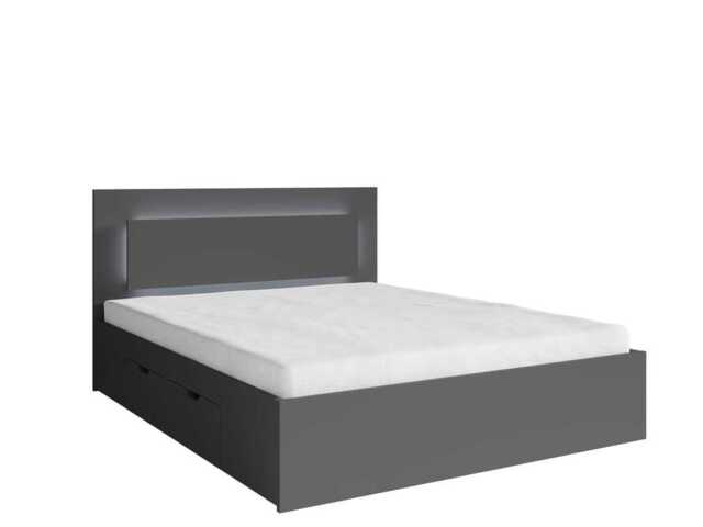 Fino 50 Divan Bed [EU Double] - Graphite 140 x 200cm - image 1
