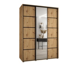 Cannes V Sliding Door Wardrobe 180cm - White 180cm - thumbnail 5