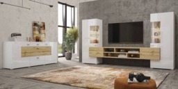 "Coby 10 Entertainment Unit For TVs Up To 60"" - Oak Monastery 270cm" - thumbnail 8