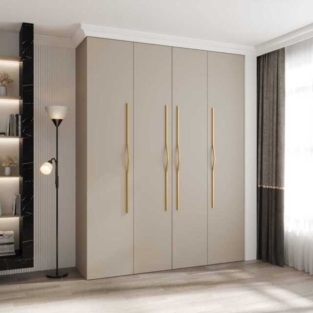 Como II Hinged Door Wardrobe 190cm - Cashmere 190cm - image 1