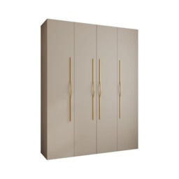 Como II Hinged Door Wardrobe 190cm - Cashmere 190cm - thumbnail 4
