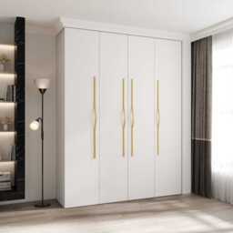 Como II Hinged Door Wardrobe 190cm - Cashmere 190cm - thumbnail 2