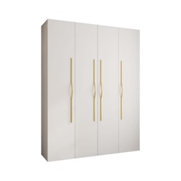 Como II Hinged Door Wardrobe 190cm - Cashmere 190cm - thumbnail 3